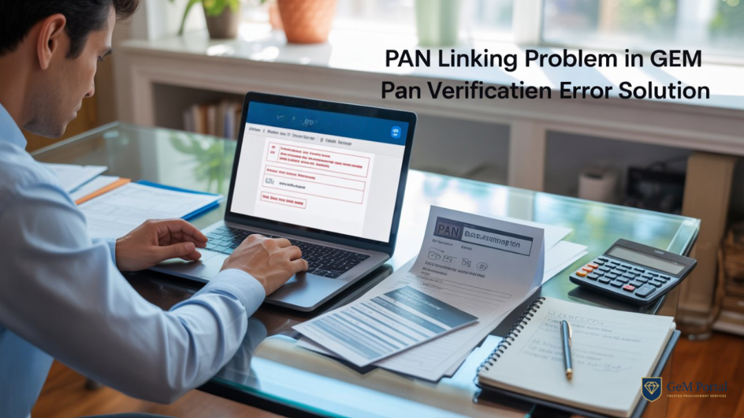 PAN Linking Problem in GeM | GeM Portal PAN Verification Issue | Seller Registration Error